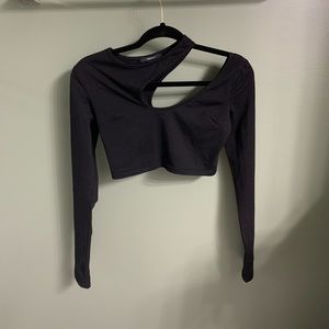 Forever 21 Cut Out Crop Top
